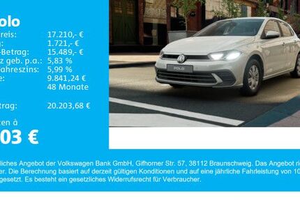 VW Polo 3.990 km 17.210 € Gersthofen 86368