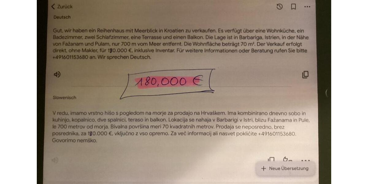 Reihenhaus Affing - 3 Zimmer, 70 m&sup2;, 180.000&euro; | Angebot:26897789