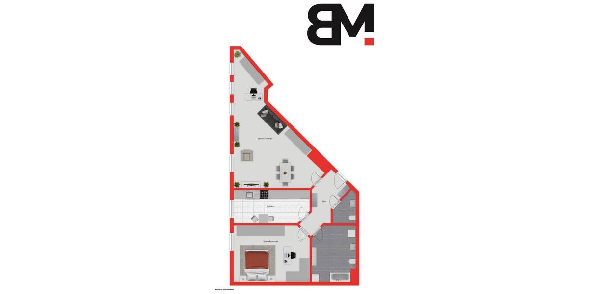 Etagenwohnung Klosterlechfeld - 2 Zimmer, 72 m&sup2;, 279.000&euro; | Angebot:26891679
