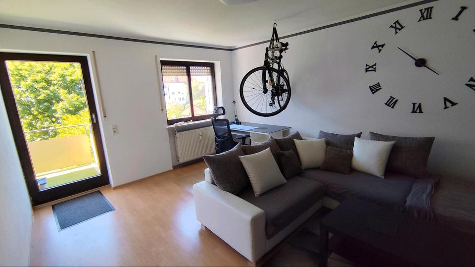 Etagenwohnung Augsburg Antonsviertel - 2 Zimmer, 56 m&sup2;, 1.400&euro; | Angebot:25876486