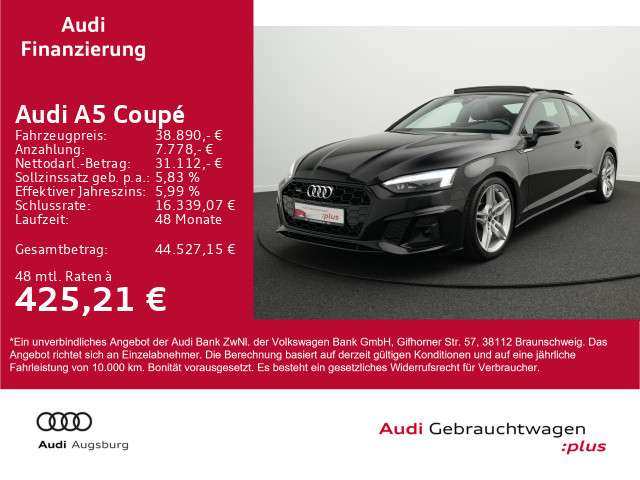 Audi A5 75.584 km 38.890 € Gersthofen 86368