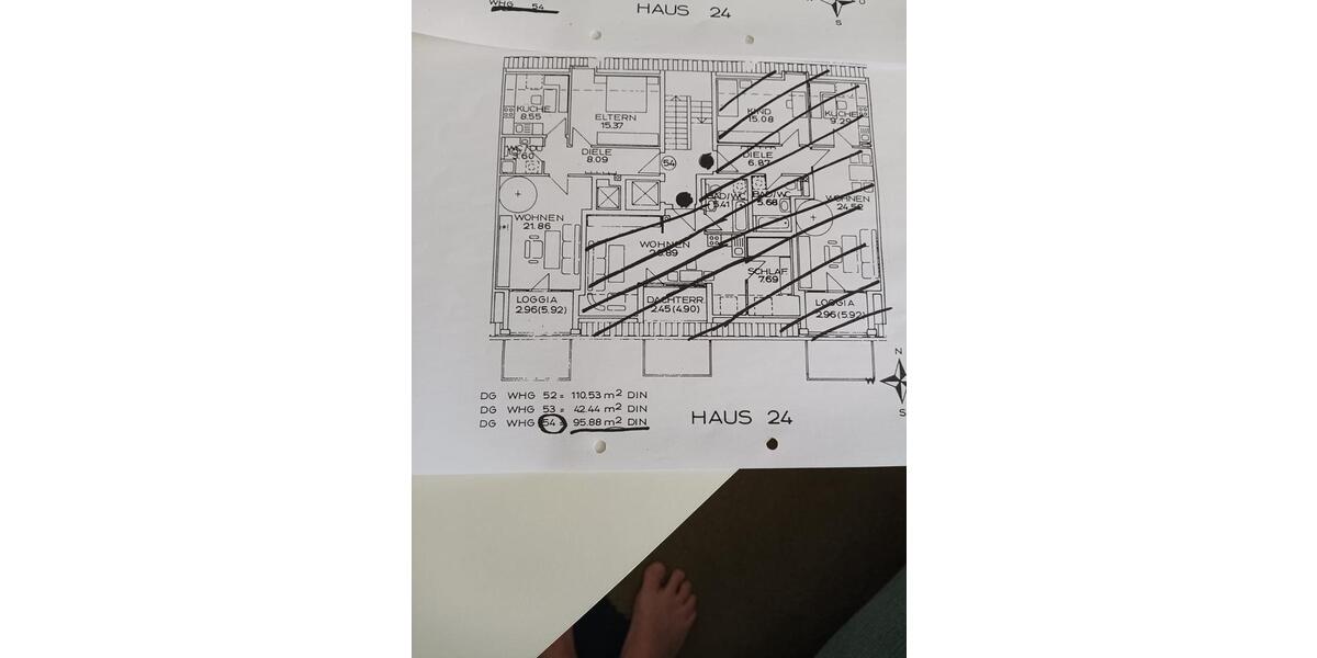 Maisonettenwohnung Augsburg Lechhausen - 3.5 Zimmer, 96 m&sup2;, 329.000&euro; | Angebot:26720844