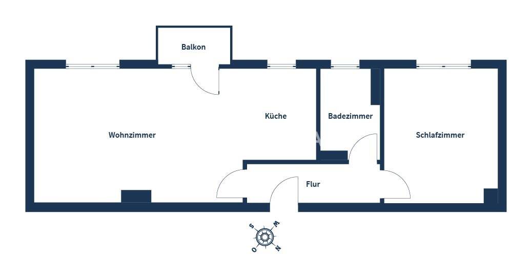 Etagenwohnung Augsburg Pfersee - 2 Zimmer, 58 m&sup2;, 360.000&euro; | Angebot:26290238