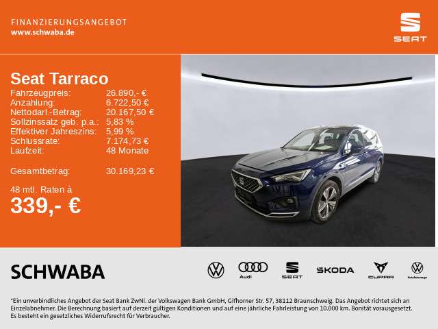 Seat Tarraco 83.600 km 26.890 &euro; Gersthofen 86368