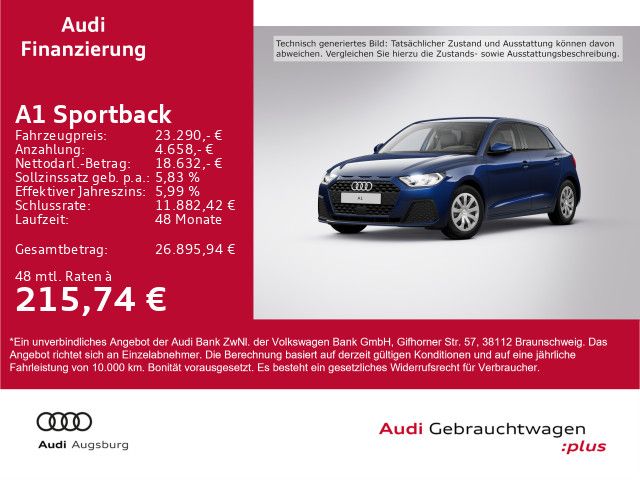 Audi A1 9.300 km 23.290 € Gersthofen 86368