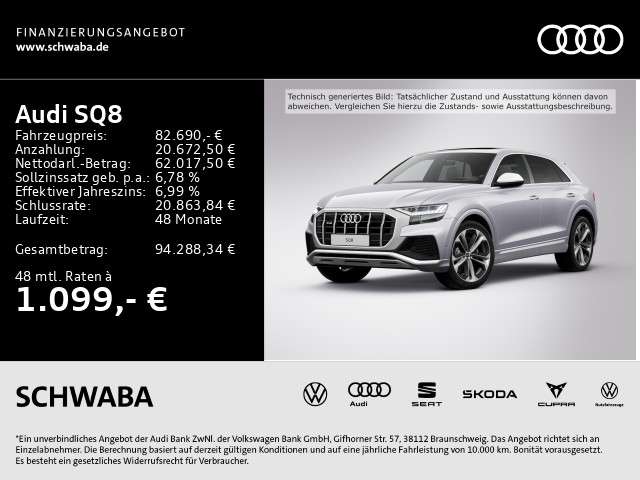Audi SQ8 42.400 km 82.690 € Gersthofen 86368