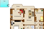 Wohntraum in Augsburg-Bärenkeller Ein- oder Zweifamilienhaus mit Pool - Zweifamilienhaus Augsburg / Bärenkeller Bärenkeller | Angebot:26744968