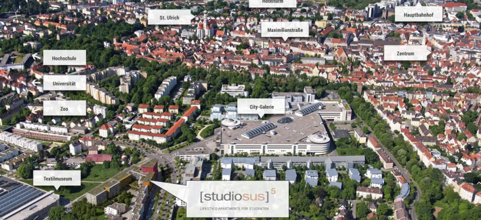 Renditestarkes möbliertes Studentenapartment - provisionsfrei 1 zimmer