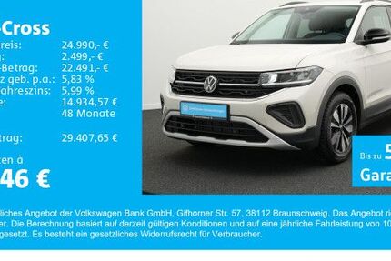 VW T-Cross 5.100 km 24.380 € Gersthofen 86368