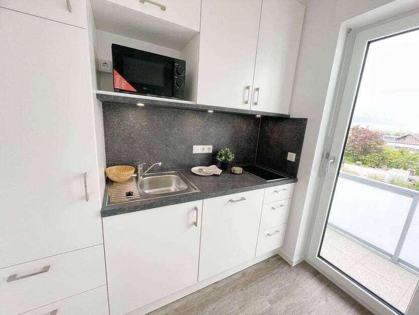 Modern möbliertes 1 Zimmer Apartment mit Balkon, W-Lan und TG-Stellplatz 1 zimmer