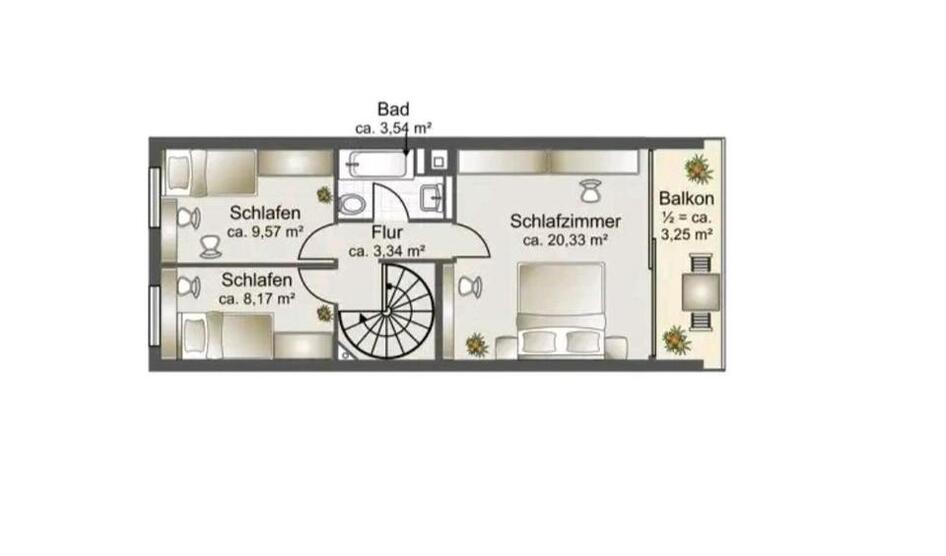MaisonetteWohnung mit Garten in Augsburg-Hochzoll