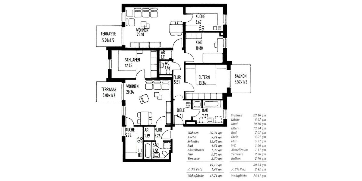 Etagenwohnung Augsburg Antonsviertel - 5 Zimmer, 605.000&euro; | Angebot:22480046