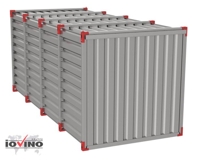 Rabattaktion zur Deutschland-Einführung Lagerbox 5 m 2S RED Werkzeugbox Bauwagen Gerätehaus Box zimmer