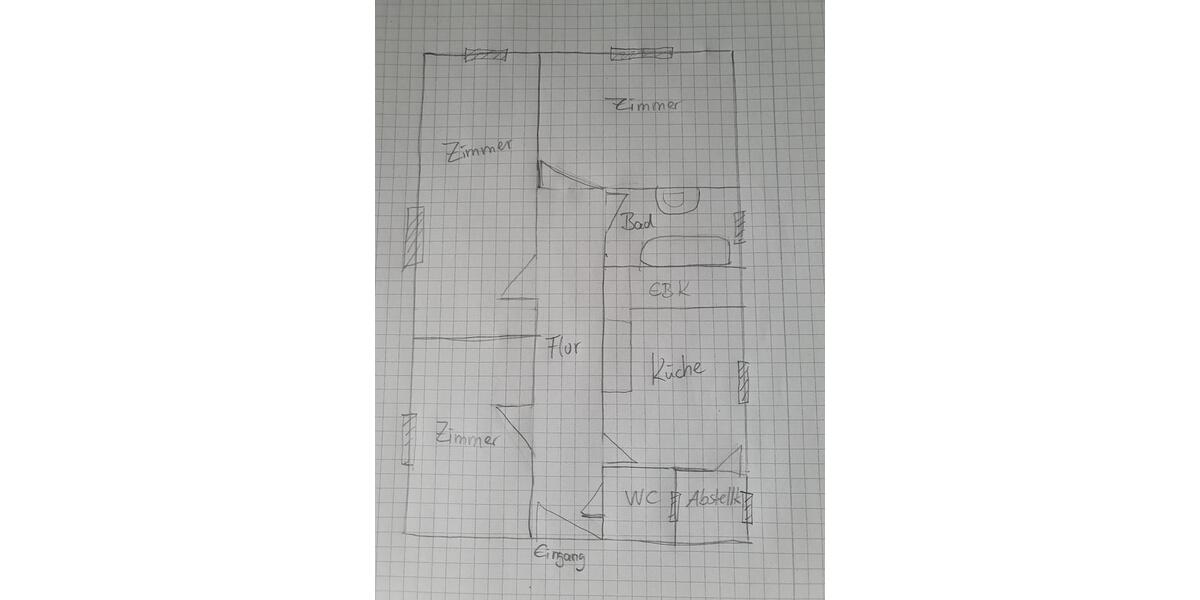 Erdgeschoßwohnung Augsburg Innenstadt - 3 Zimmer, 64 m&sup2;, 286.000&euro; | Angebot:27130363