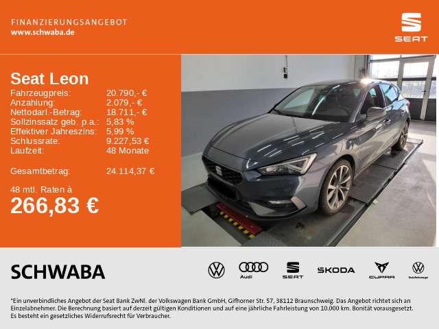 Seat Leon 62.000 km 20.790 € Gersthofen 86368