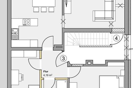 Wohnung Pöttmes - 4 Zimmer, 71 m&sup2;, 975&euro; | Angebot:26338942