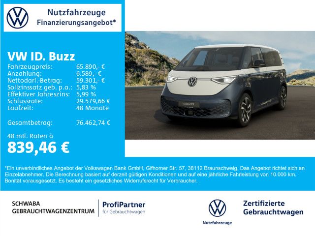 VW ID. Buzz 4.444 km 65.890 € Gersthofen 86368