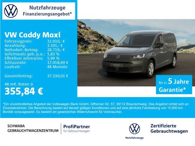 VW Caddy Maxi 4.444 km 31.910 € Gersthofen 86368
