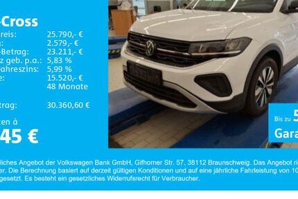 VW T-Cross 7.600 km 25.790 € Gersthofen 86368