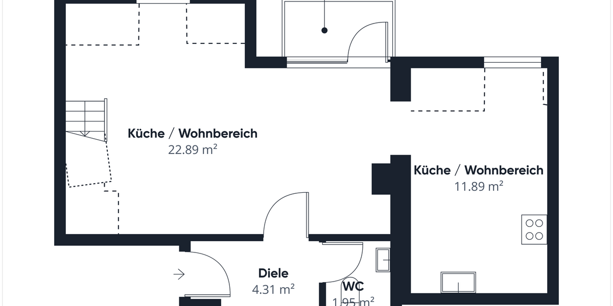 2-Zimmer-Maisonette: Die perfekte Verbindung von Stadtleben und Natur. - Maisonettenwohnung Augsburg Lechhausen | Angebot:23820181