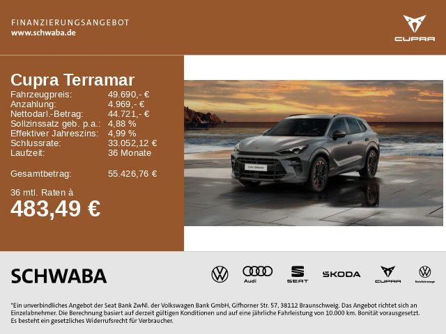 Cupra Terramar 4.403 km 49.690 &euro; Gersthofen 86368