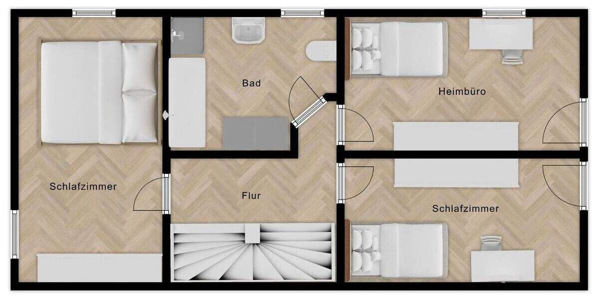 Reihenendhaus Holzheim - 5 Zimmer, 130 m&sup2;, 489.000&euro; | Angebot:25695994