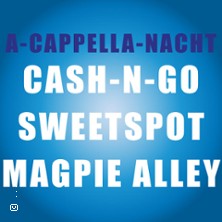 A-Capella-Nacht mit Sweetspot, CASH-N-GO und Magpie Alley