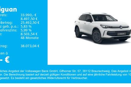 VW Tiguan 17.312 km 33.990 &euro; Gersthofen 86368