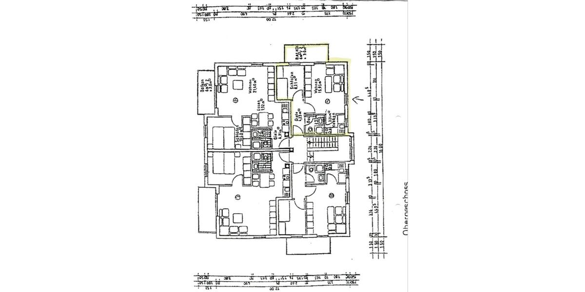 Etagenwohnung Augsburg Lechhausen - 2 Zimmer, 37 m&sup2;, 212.000&euro; | Angebot:25416675