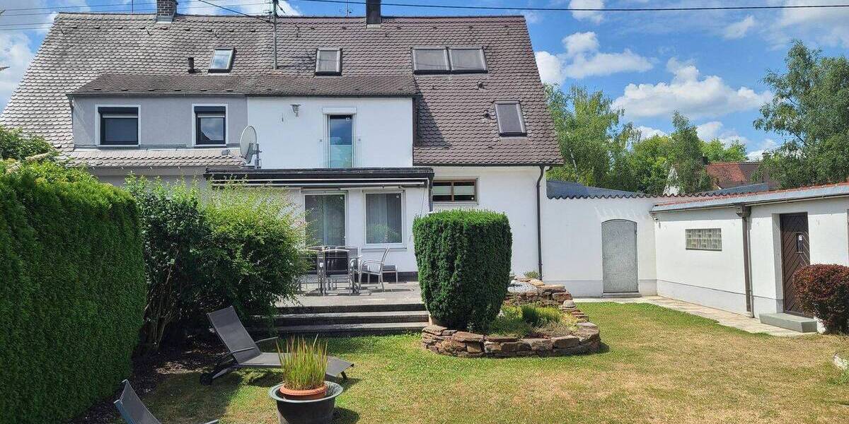 Doppelhaushälfte Augsburg Firnhaberau - 6 Zimmer, 150 m&sup2;, 598.000&euro; | Angebot:26401858