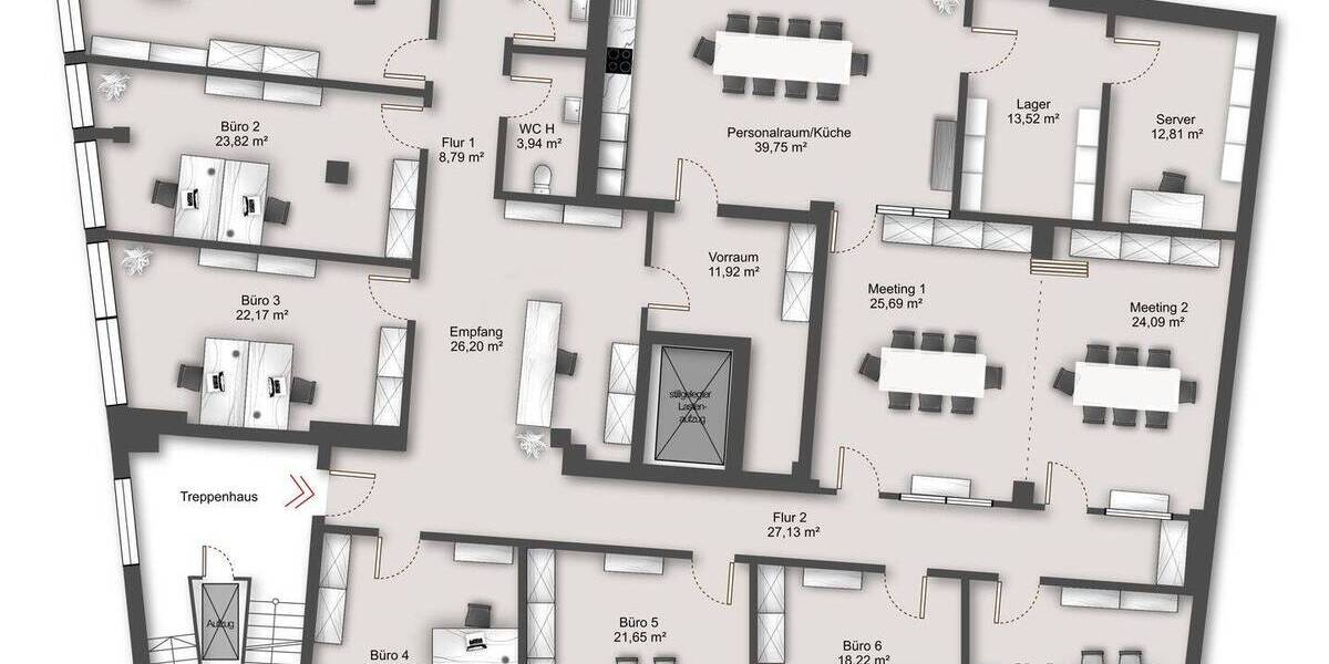 Gewerbeobjekt Augsburg Innenstadt - 7 Zimmer, 350 m&sup2;, 995.000&euro; | Angebot:25676416