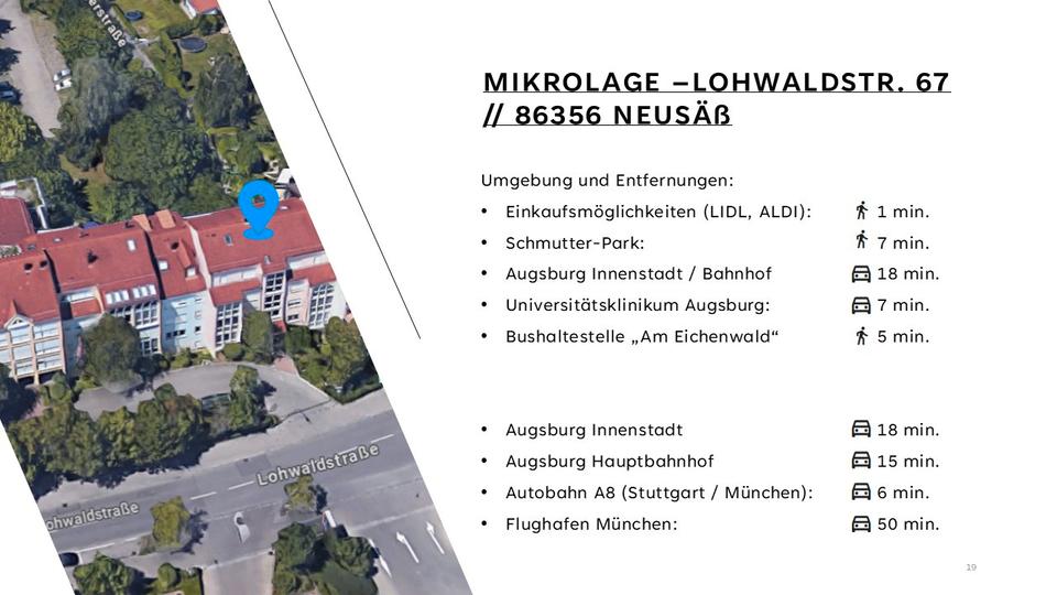 Etagenwohnung Neusäß - 3 Zimmer, 76 m&sup2;, 329.000&euro; | Angebot:26385719