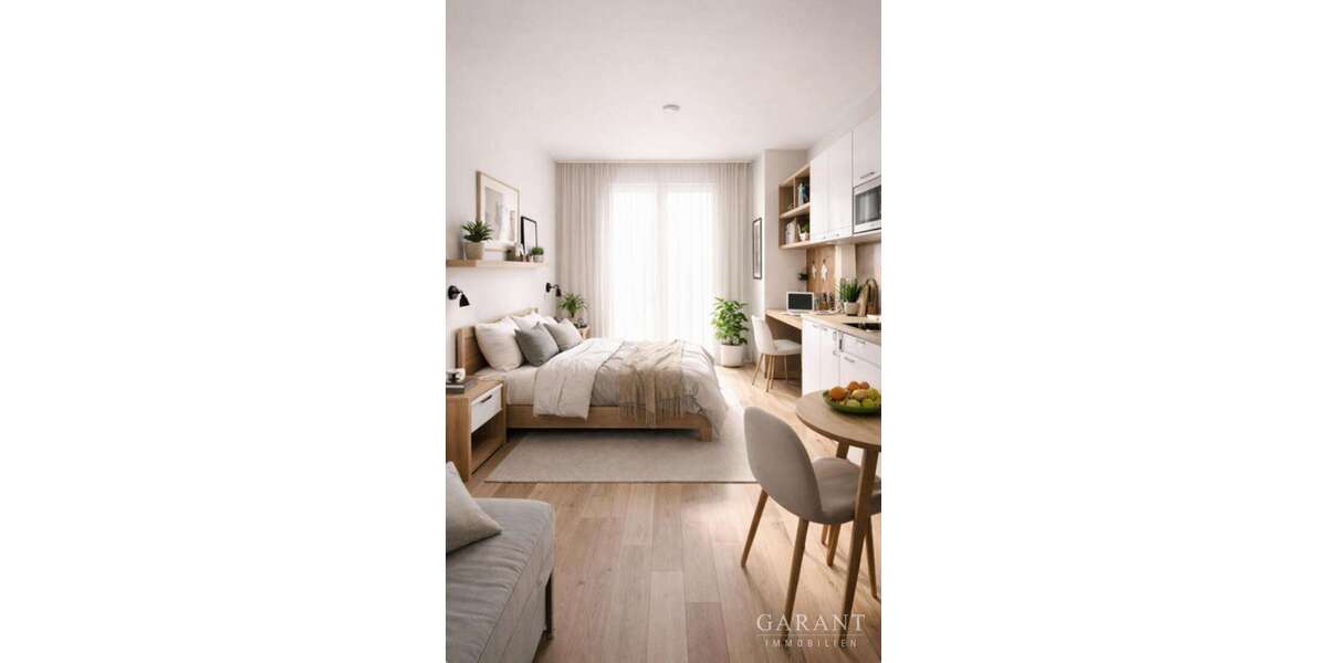 Etagenwohnung Augsburg Lechhausen - 1 Zimmer, 28 m&sup2;, 185.000&euro; | Angebot:25220148