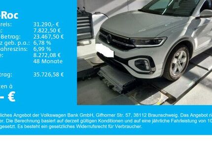 VW T-Roc 35.454 km 31.290 € Gersthofen 86368