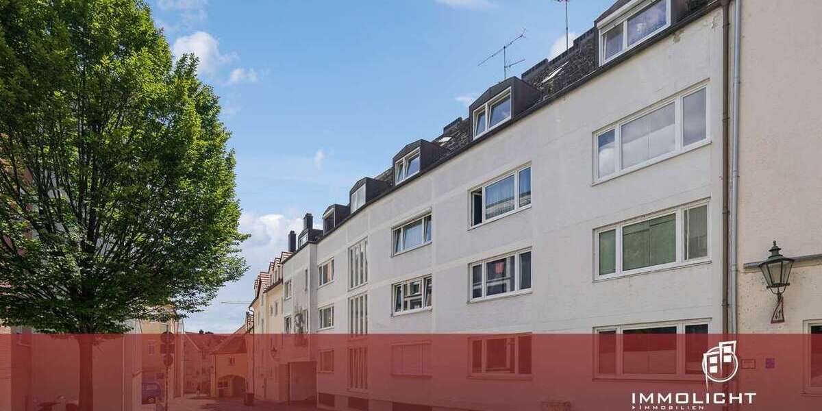 Etagenwohnung Augsburg Innenstadt - 1 Zimmer, 28 m&sup2;, 164.000&euro; | Angebot:27113853