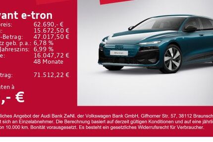 Audi A6 e-tron 8.941 km 62.690 € Gersthofen 86368