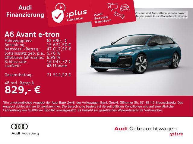 Audi A6 e-tron 8.941 km 62.690 € Gersthofen 86368