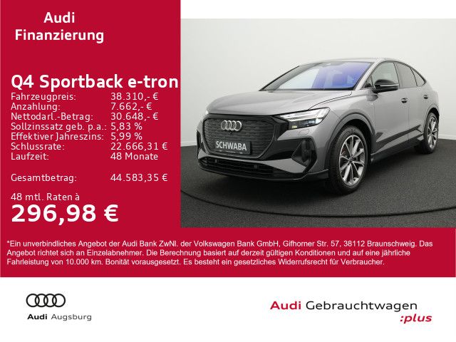 Audi Q4 e-tron 21.400 km 38.310 € Gersthofen 86368