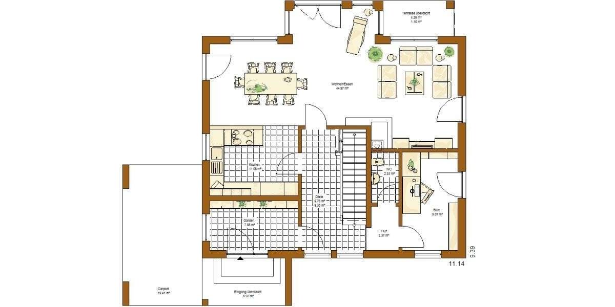 Einfamilienhaus Mickhausen - 6 Zimmer, 181 m&sup2;, 737.800&euro; | Angebot:25836221