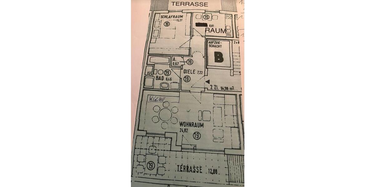 Terrassenwohnung Augsburg Bergheim - 3 Zimmer, 73 m&sup2;, 360.000&euro; | Angebot:27153942