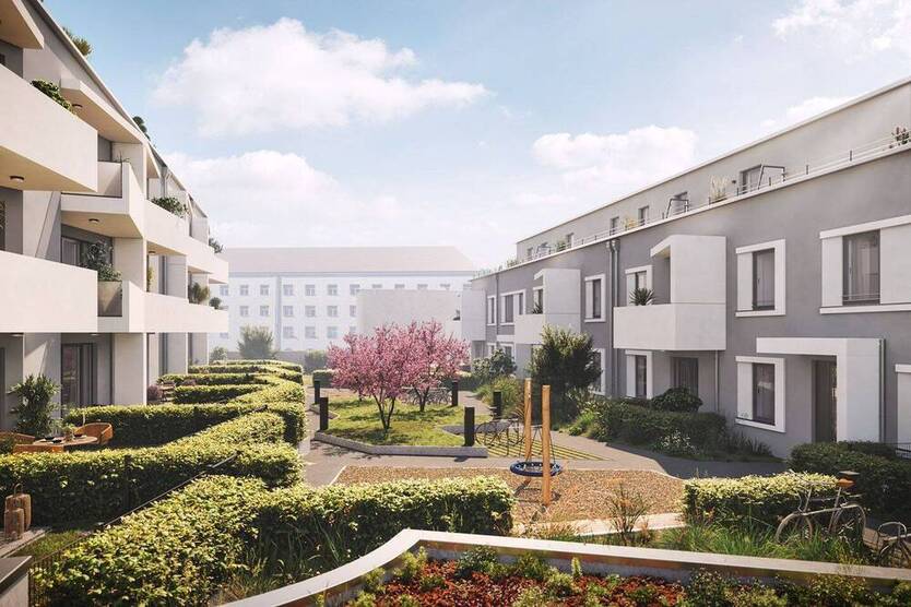 NEUBAU Whg. 32 Augsburg Hochzoll 3-Zimmer-Wohnung im 1. OG
