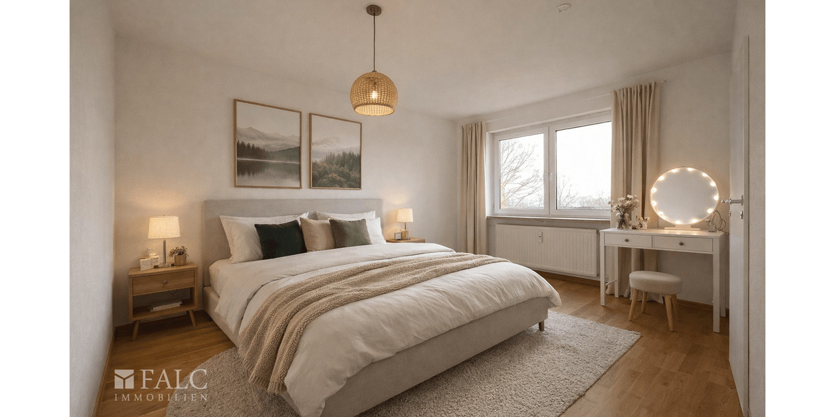 Etagenwohnung Augsburg Hochzoll - 3 Zimmer, 78 m&sup2;, 340.000&euro; | Angebot:25698598