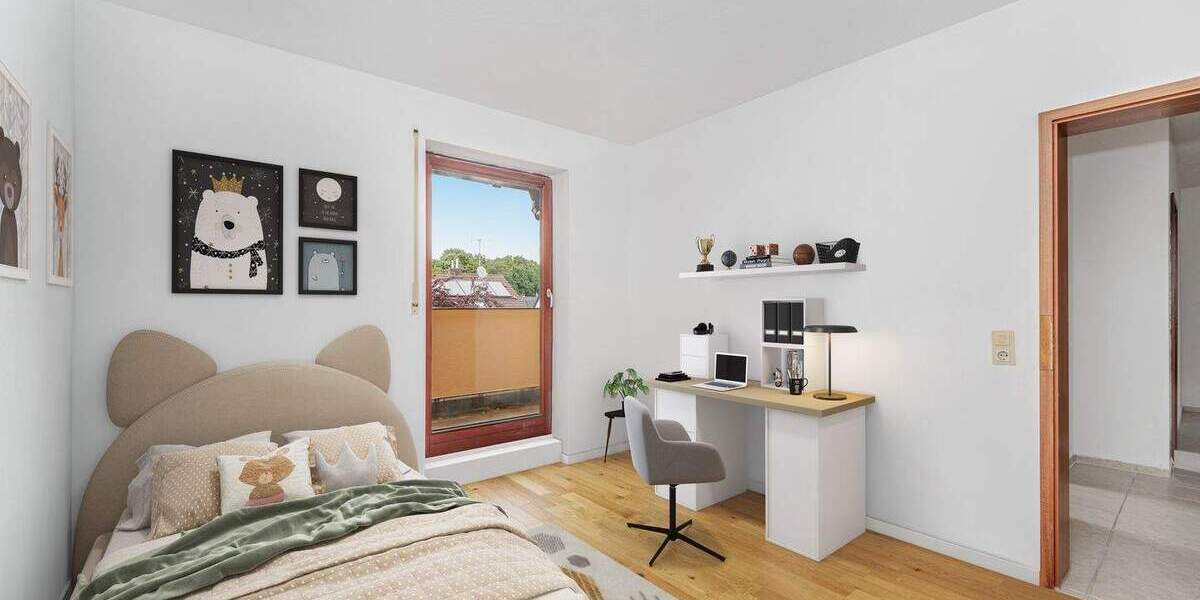 Freiraum nach oben: 4-Zimmer-Wohnung mit Dachterrasse & 3 private Dachräume für Platz zum Entfalten 4 zimmer