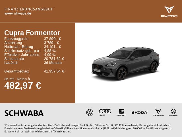Cupra Formentor 38.800 km 37.890 &euro; Gersthofen 86368