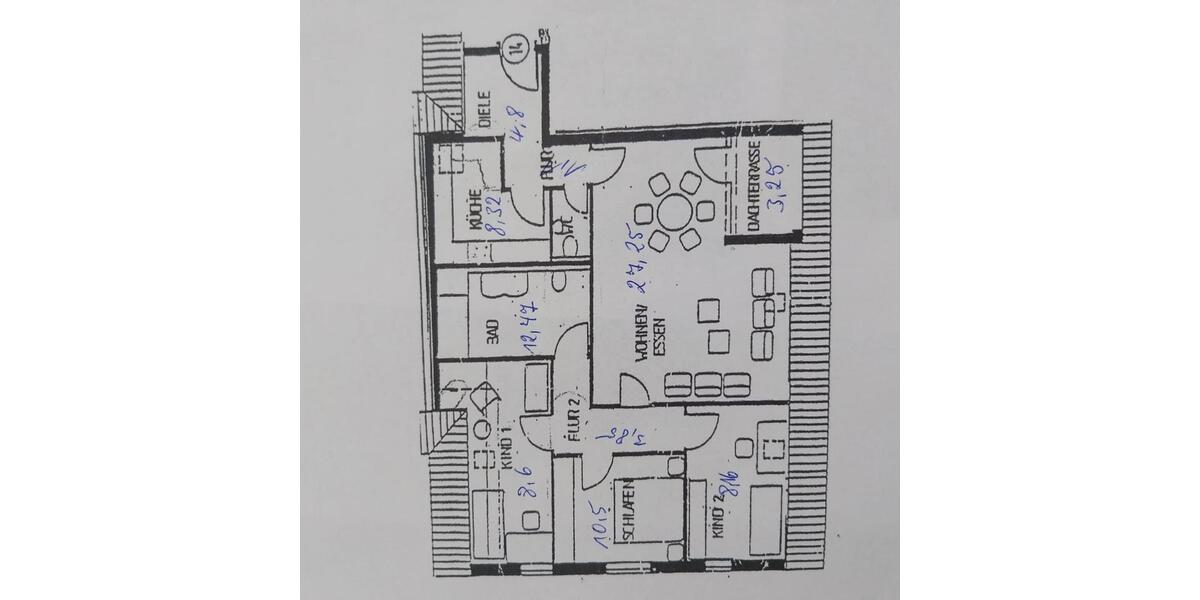 Dachgeschoßwohnung Untermeitingen - 4 Zimmer, 90 m&sup2;, 364.000&euro; | Angebot:25855082