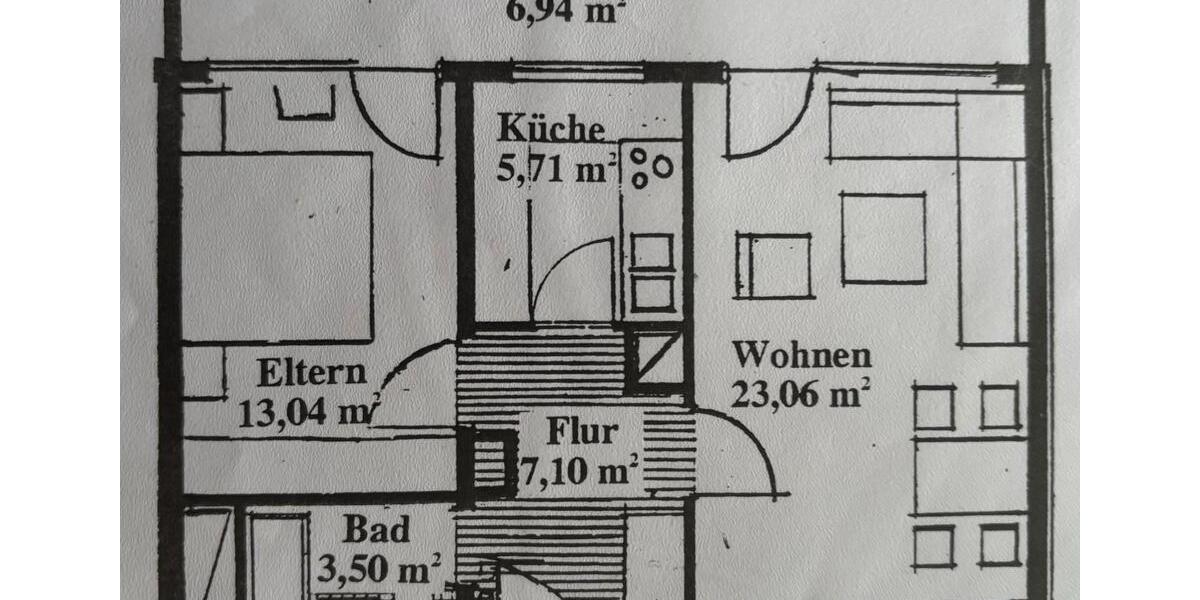 Etagenwohnung Augsburg Universitätsviertel - 2 Zimmer, 59 m&sup2;, 209.000&euro; | Angebot:26762866