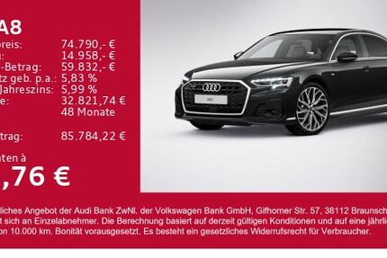 Audi A8 71.000 km 74.790 € Gersthofen 86368