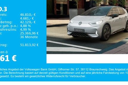 VW ID.3 15.402 km 43.810 &euro; Gersthofen 86368