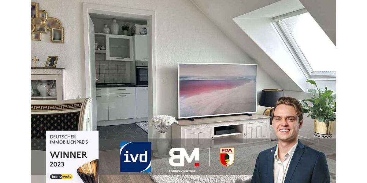 Etagenwohnung Augsburg Universitätsviertel - 2 Zimmer, 46 m&sup2;, 170.000&euro; | Angebot:26305718
