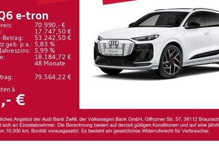 Audi Q6 e-tron 15.900 km 70.990 &euro; Gersthofen 86368